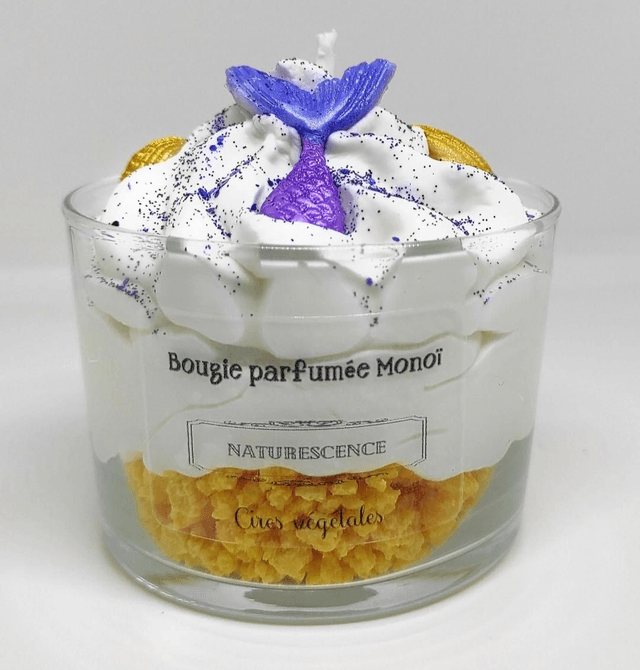 Bougie chantilly parfumée Monoï 